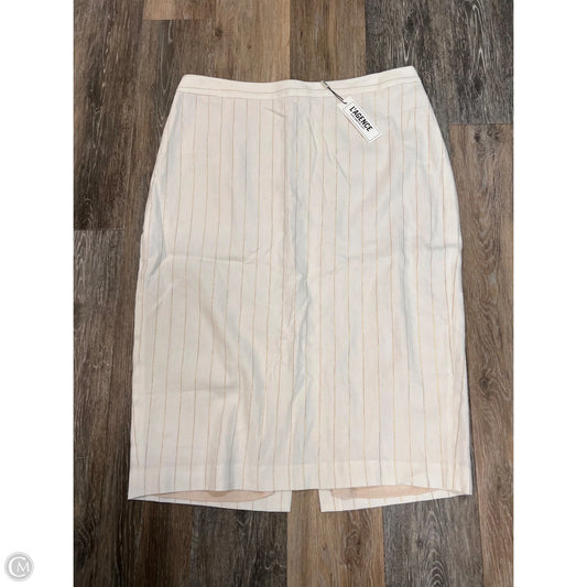 Skirt Midi By L Agence In Cream, Size: 14