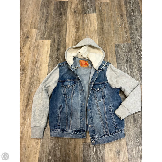 Jacket Denim By Levis In Blue Denim, Size: M