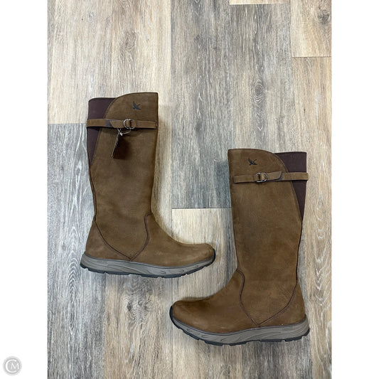 Boots Snow By Eddie Bauer In Tan, Size: 10