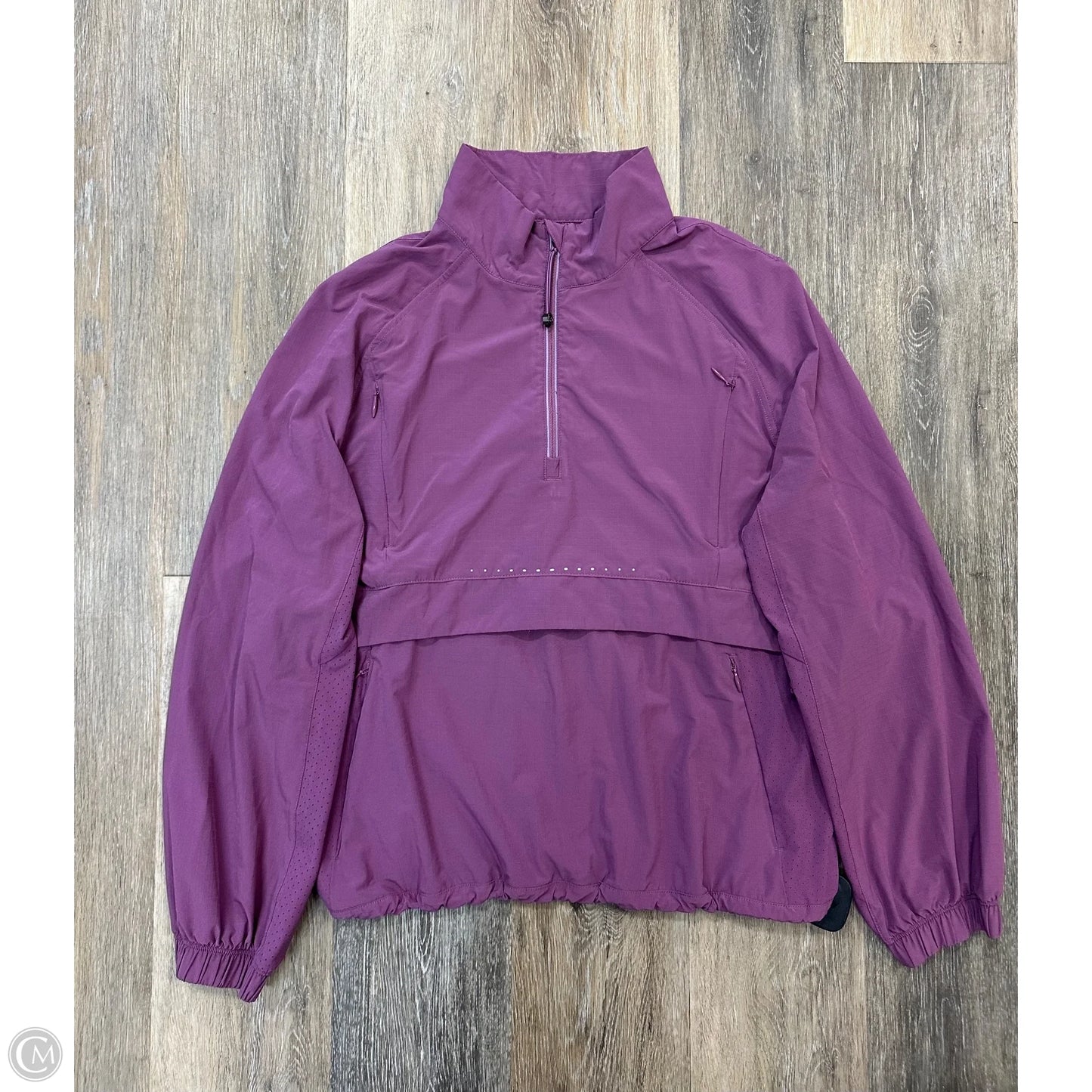 Athletic Jacket By Lululemon In Purple, Size: L