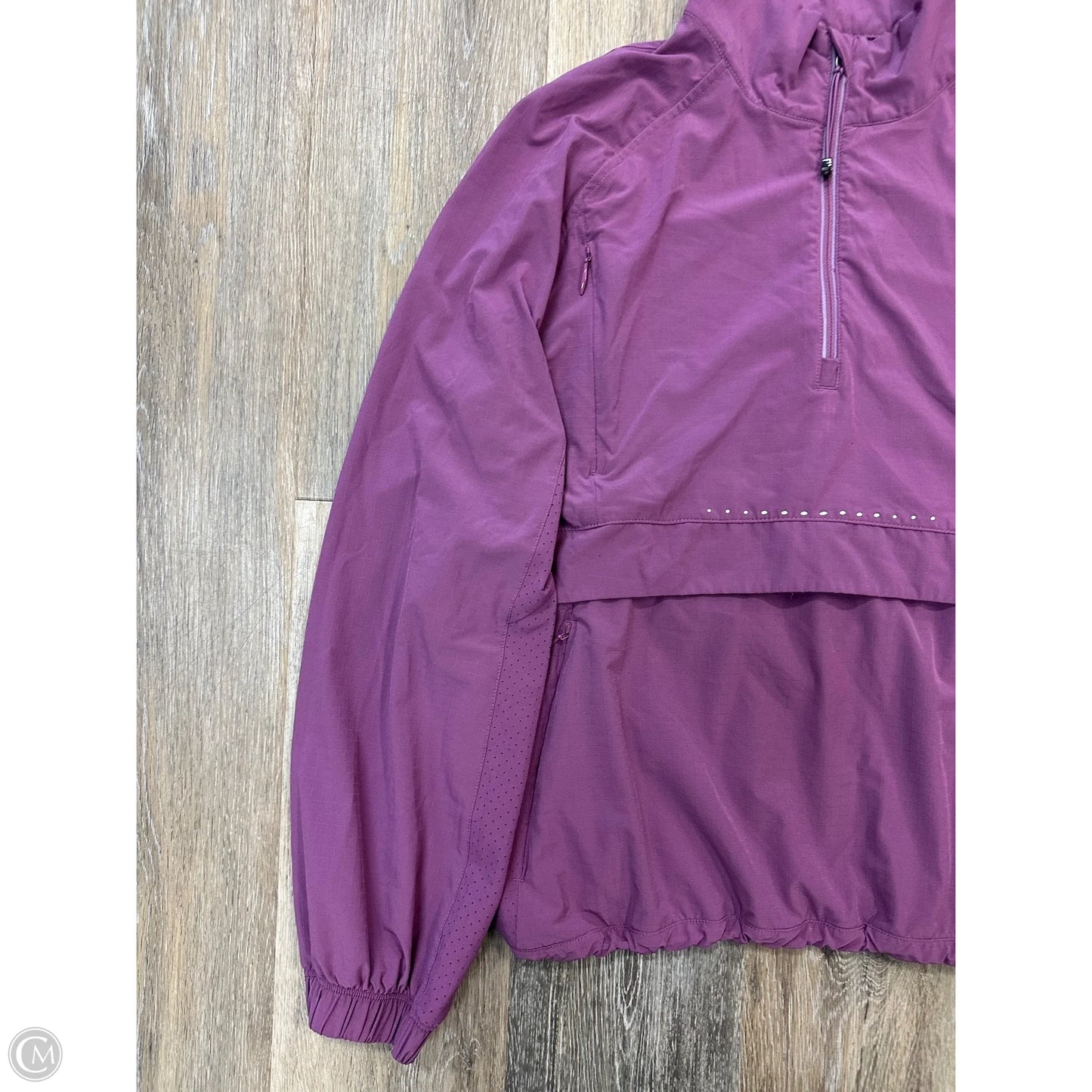 Athletic Jacket By Lululemon In Purple, Size: L