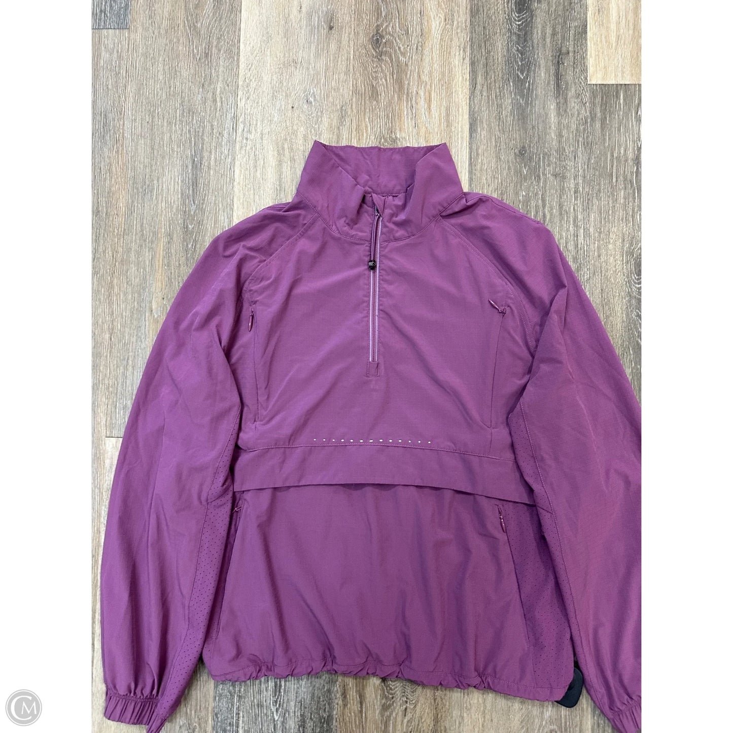 Athletic Jacket By Lululemon In Purple, Size: L
