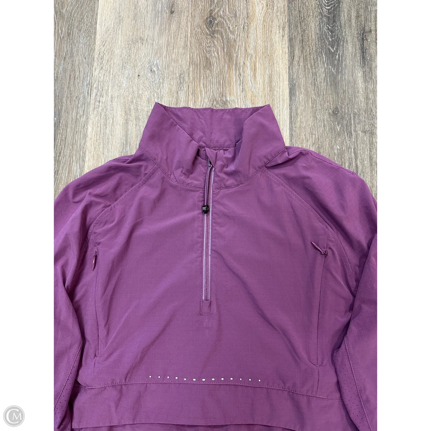 Athletic Jacket By Lululemon In Purple, Size: L