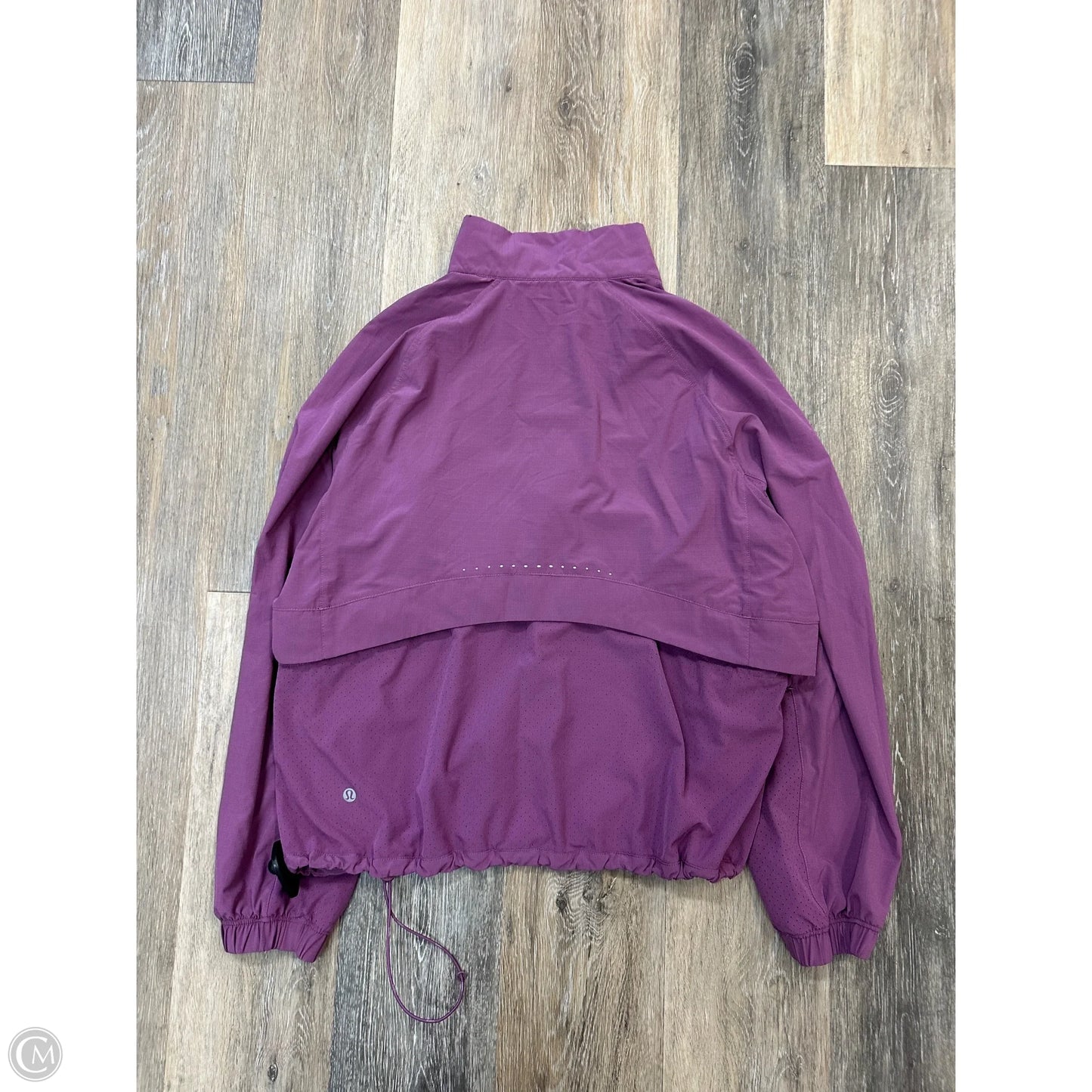 Athletic Jacket By Lululemon In Purple, Size: L