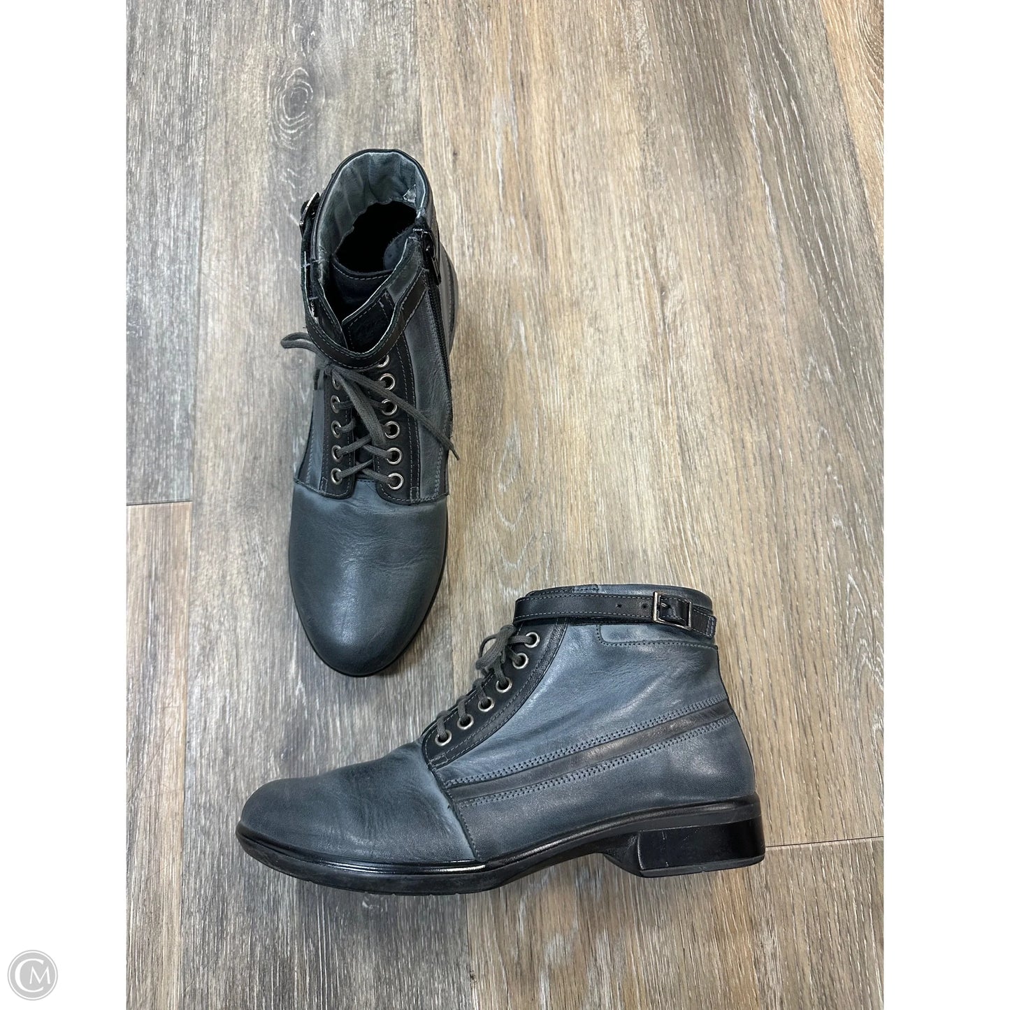 Boots Ankle Flats By Naot In Grey, Size: 7.5