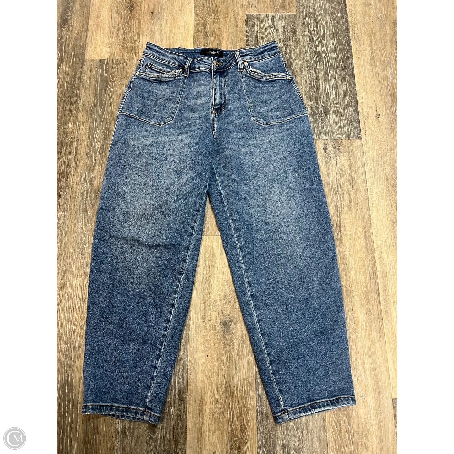 Jeans Flared By Judy Blue In Blue Denim, Size: 8