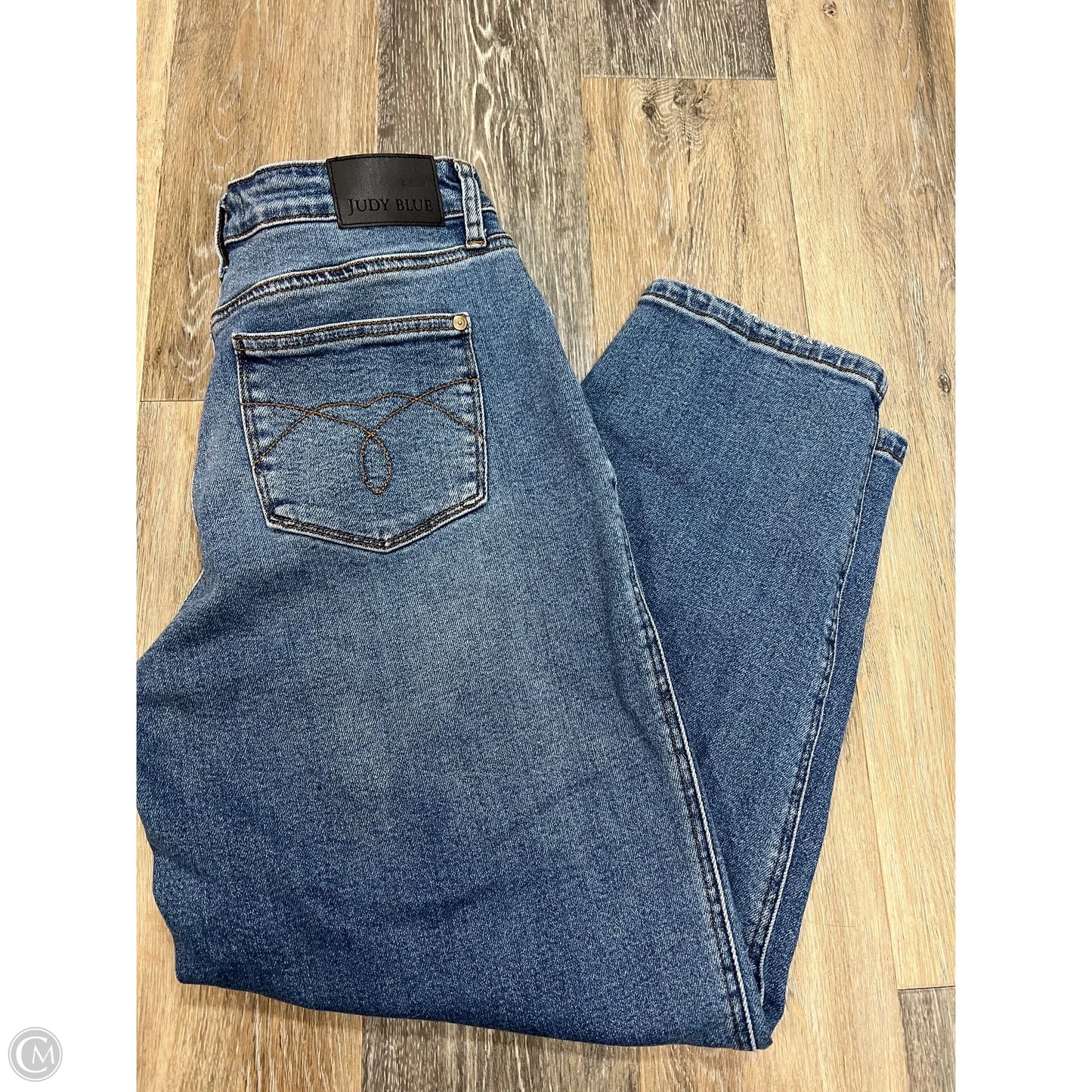 Jeans Flared By Judy Blue In Blue Denim, Size: 8