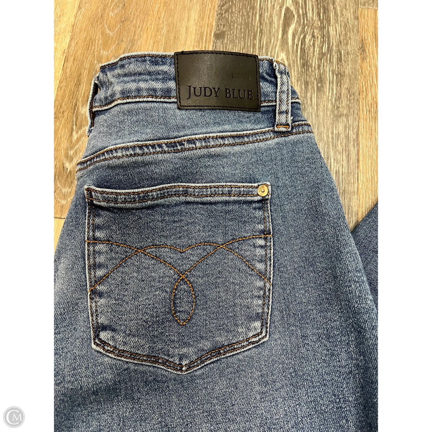 Jeans Flared By Judy Blue In Blue Denim, Size: 8