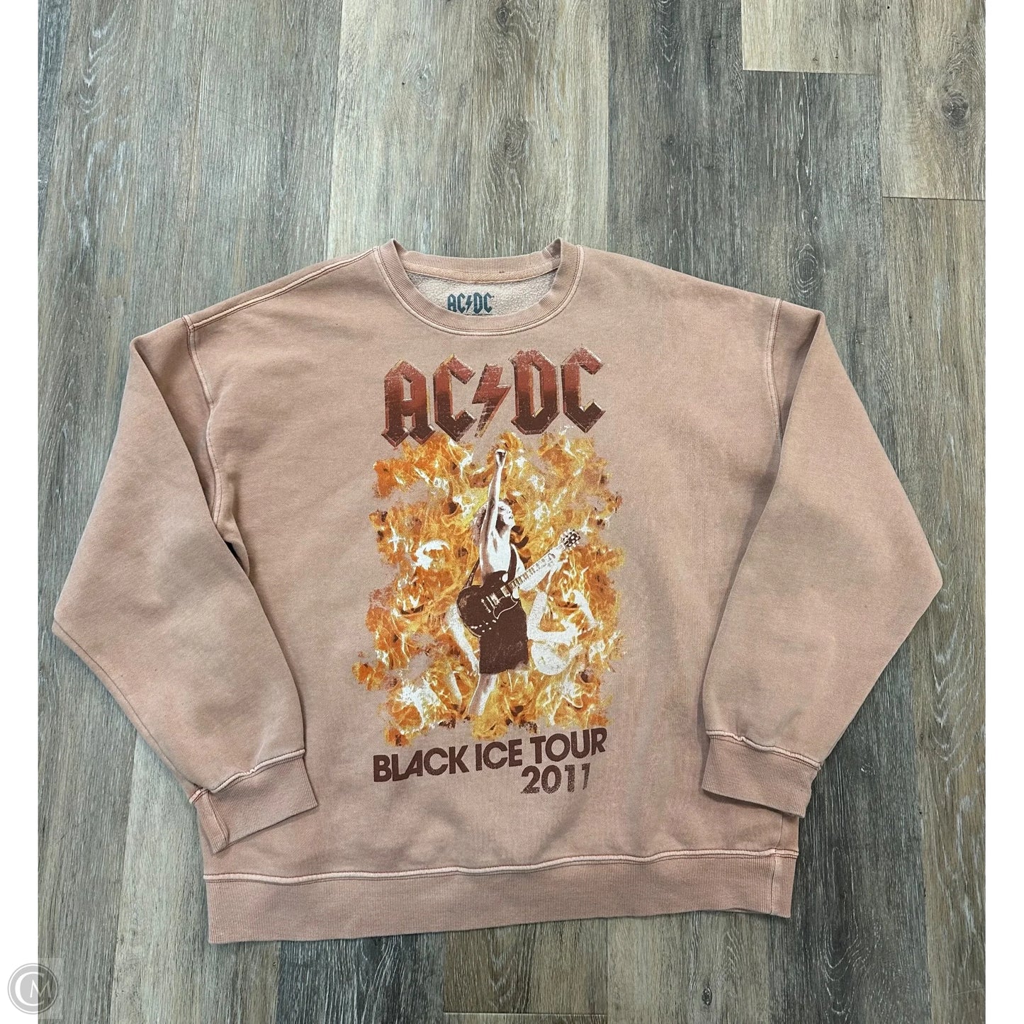 Sweatshirt Crewneck By ACDC In Orange, Size: Xl