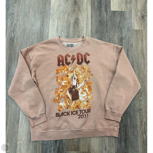 Sweatshirt Crewneck By ACDC In Orange, Size: Xl