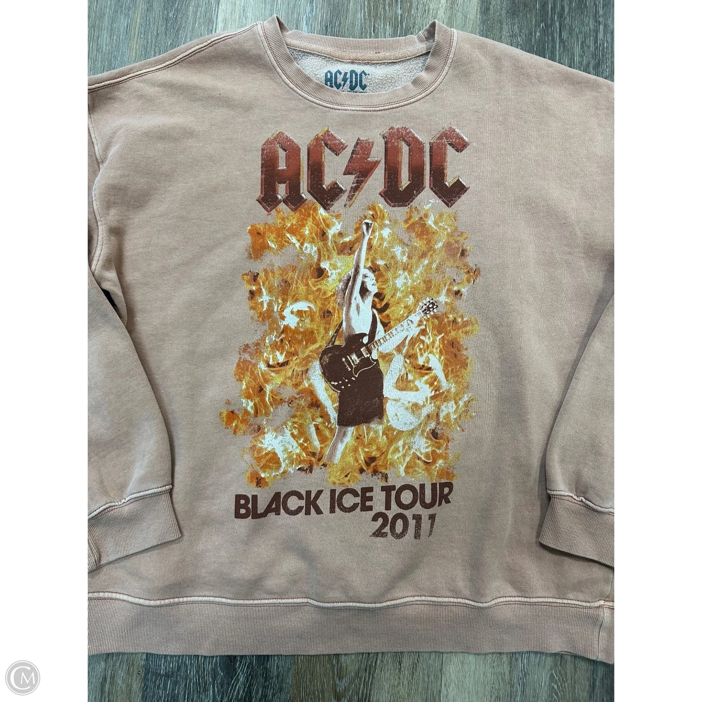 Sweatshirt Crewneck By ACDC In Orange, Size: Xl