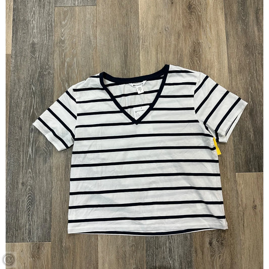 Athletic Top Short Sleeve By Athleta In White, Size: M