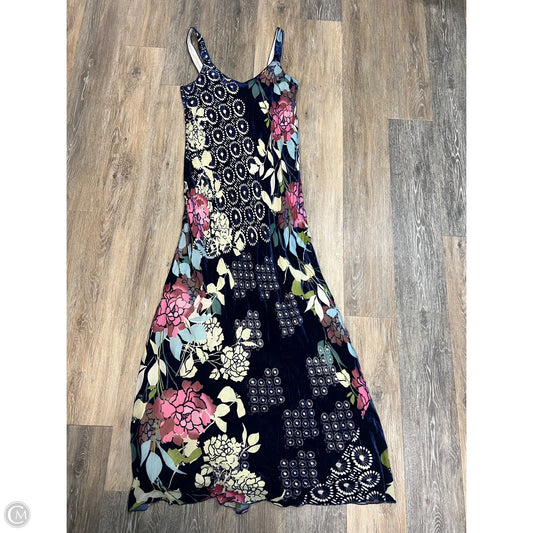 Dress Casual Maxi By Johnny Was In Navy, Size: L