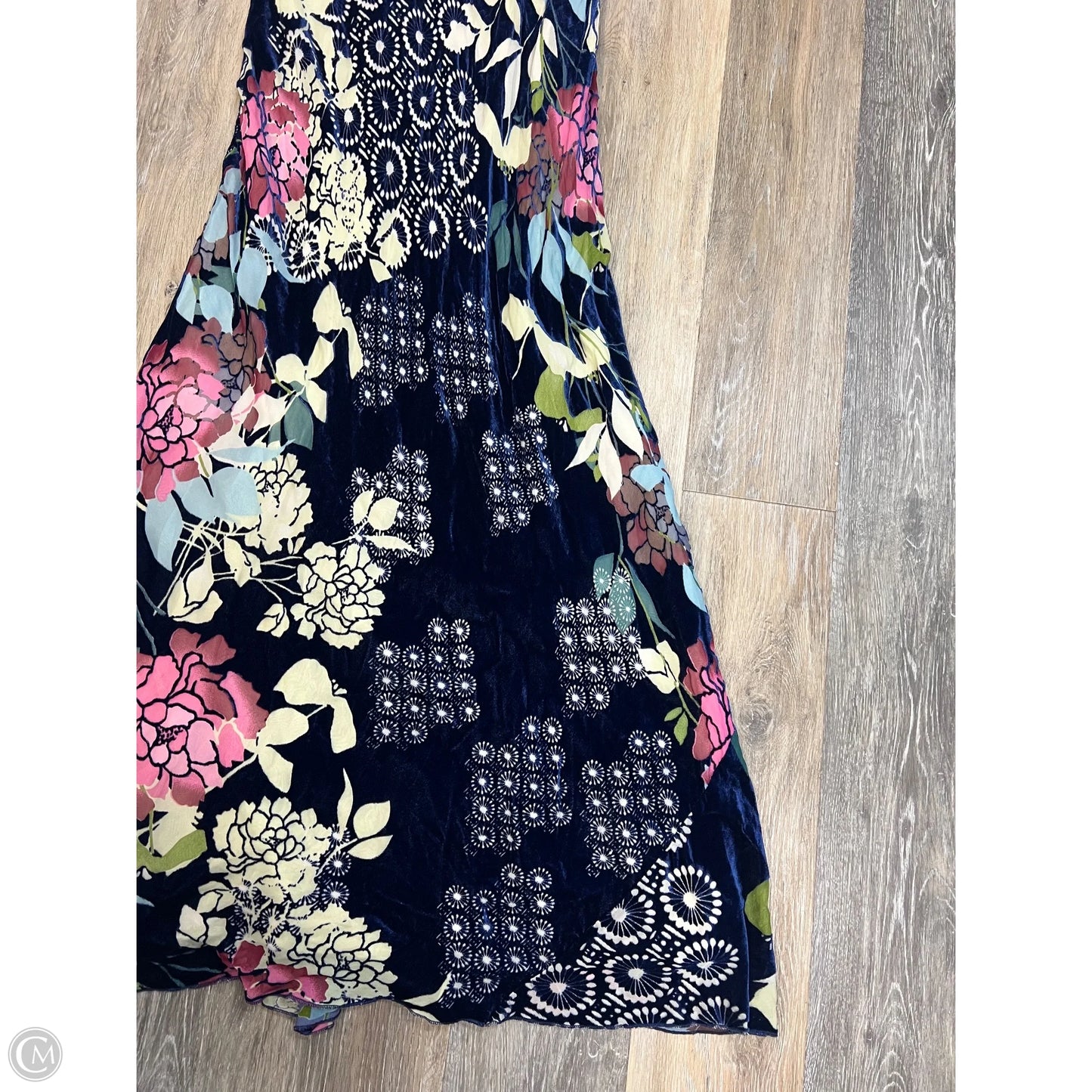 Dress Casual Maxi By Johnny Was In Navy, Size: L