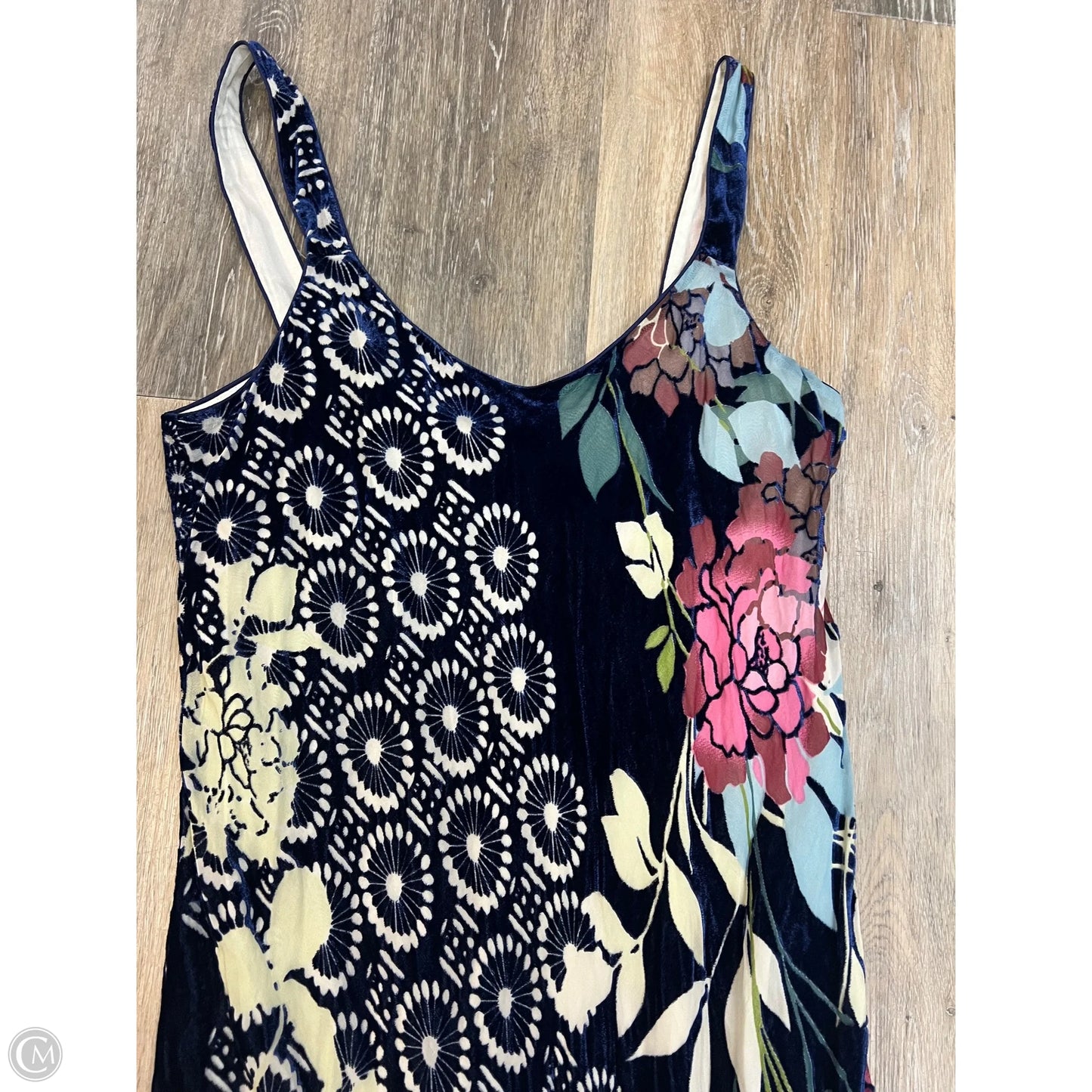 Dress Casual Maxi By Johnny Was In Navy, Size: L