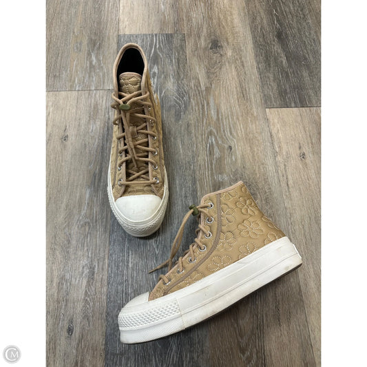 Shoes Sneakers By Converse In Tan, Size: 7.5