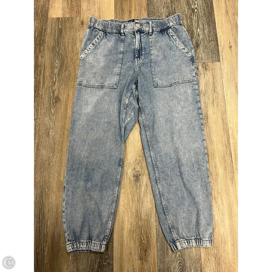 Jeans Straight By Gap In Blue Denim, Size: L