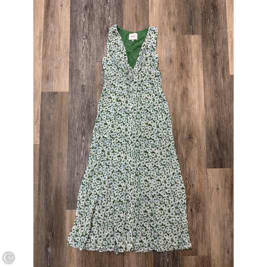 Dress Casual Maxi By Reformation In Green, Size: 0