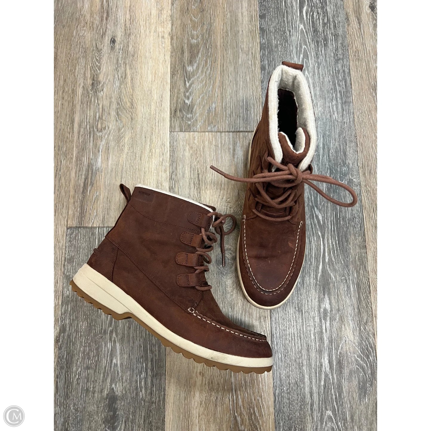 Boots Snow By Sperry In Brown, Size: 10