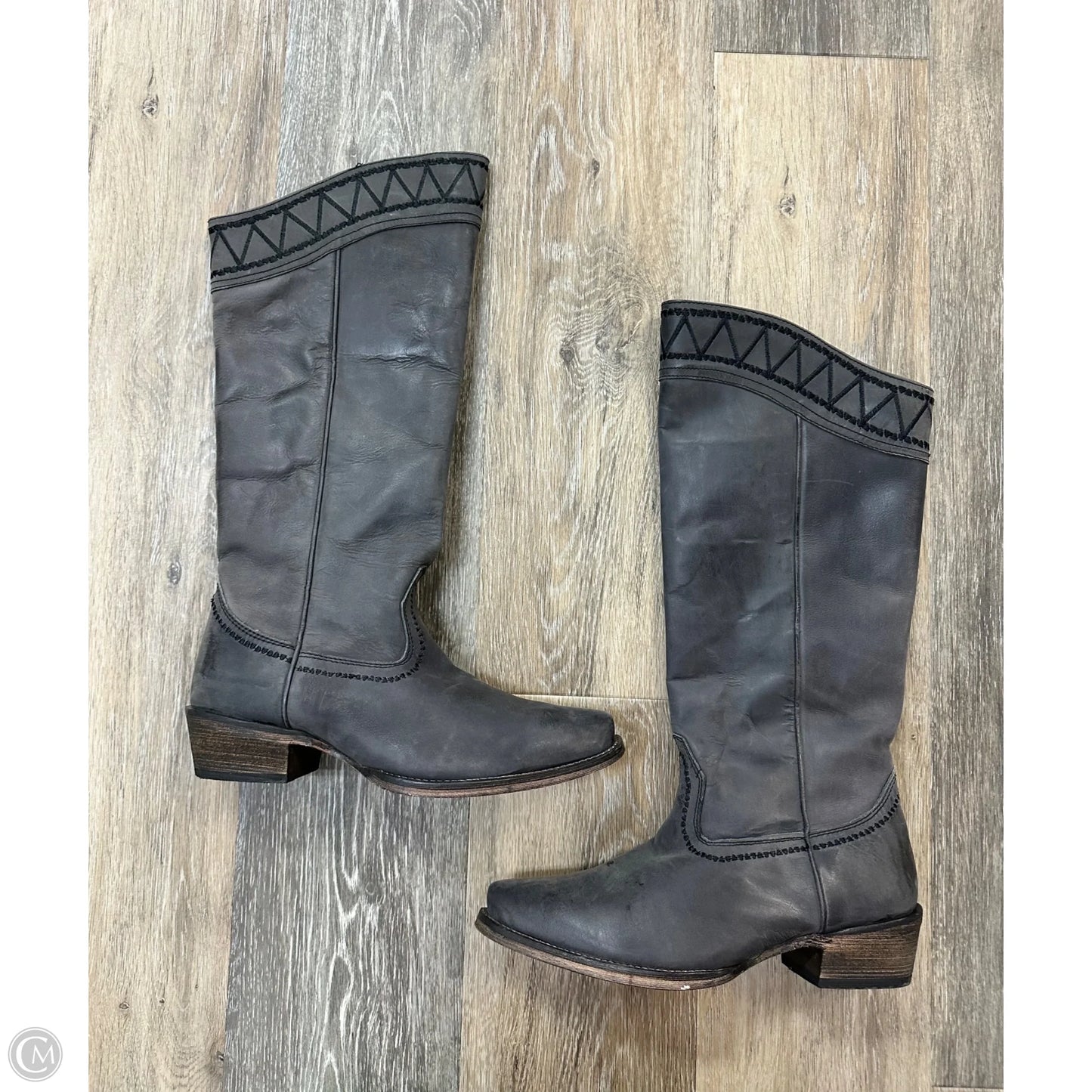 Boots Western By Roper In Grey, Size: 7.5