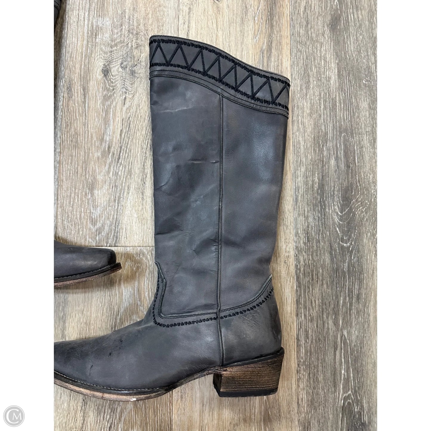 Boots Western By Roper In Grey, Size: 7.5