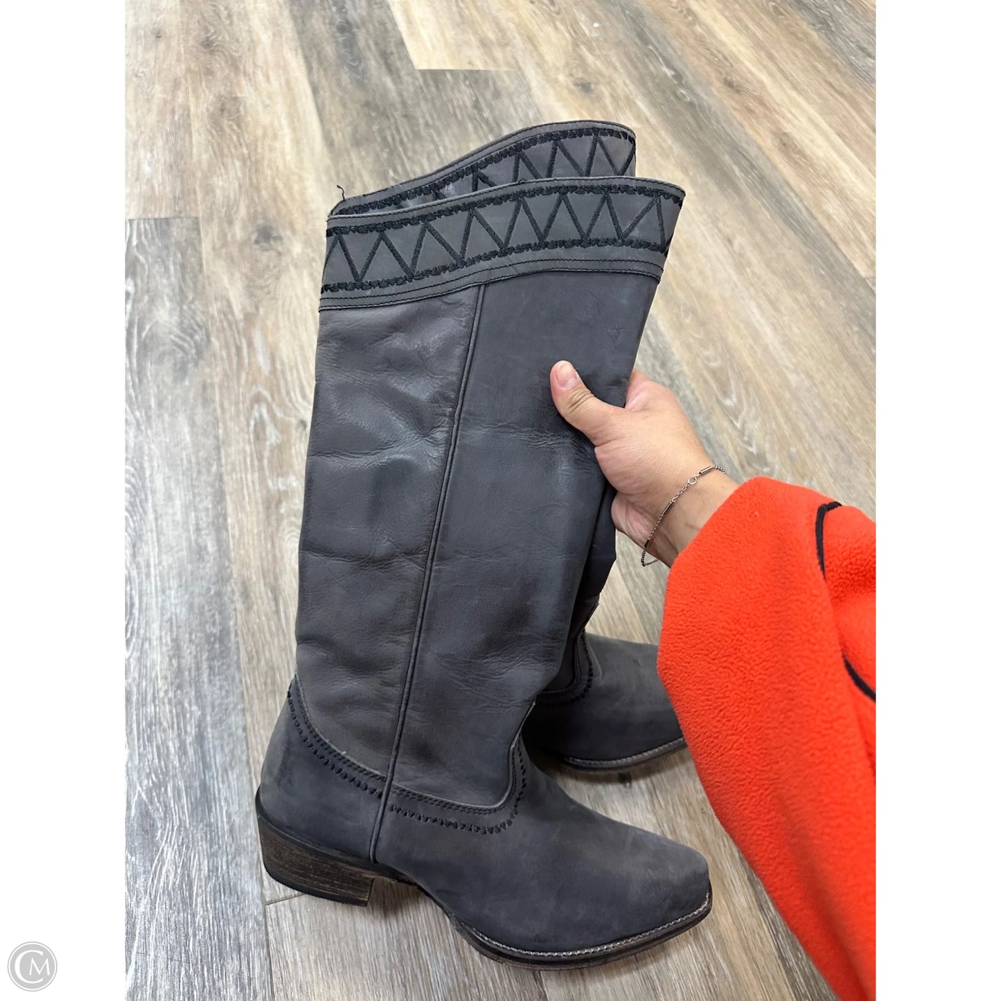 Boots Western By Roper In Grey, Size: 7.5