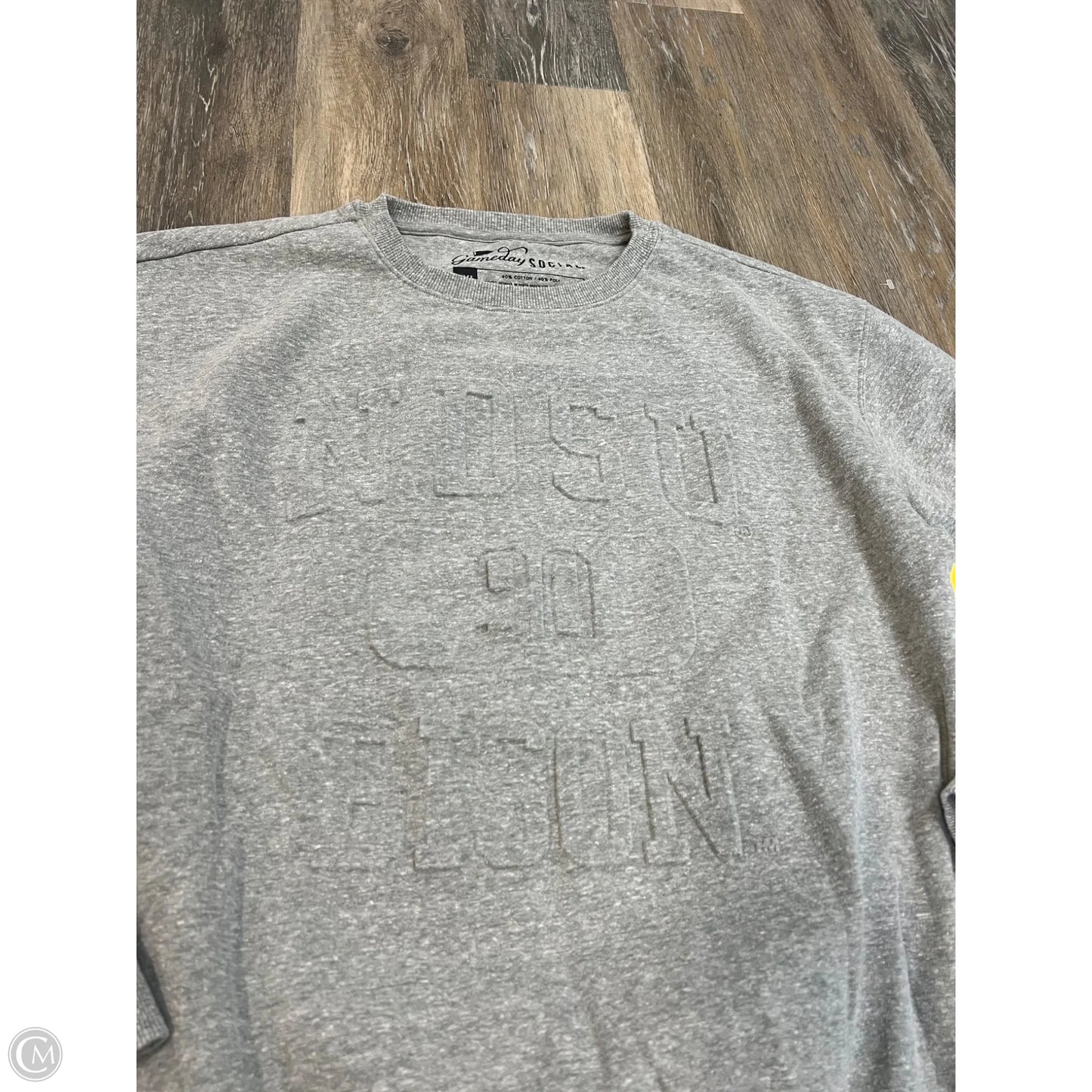 Athletic Sweatshirt  By GAMEDAY SOCIAL In Grey, Size: Xxl