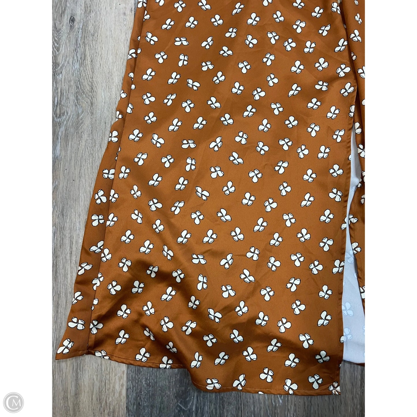 Dress Party Long By Express In Orange, Size: S