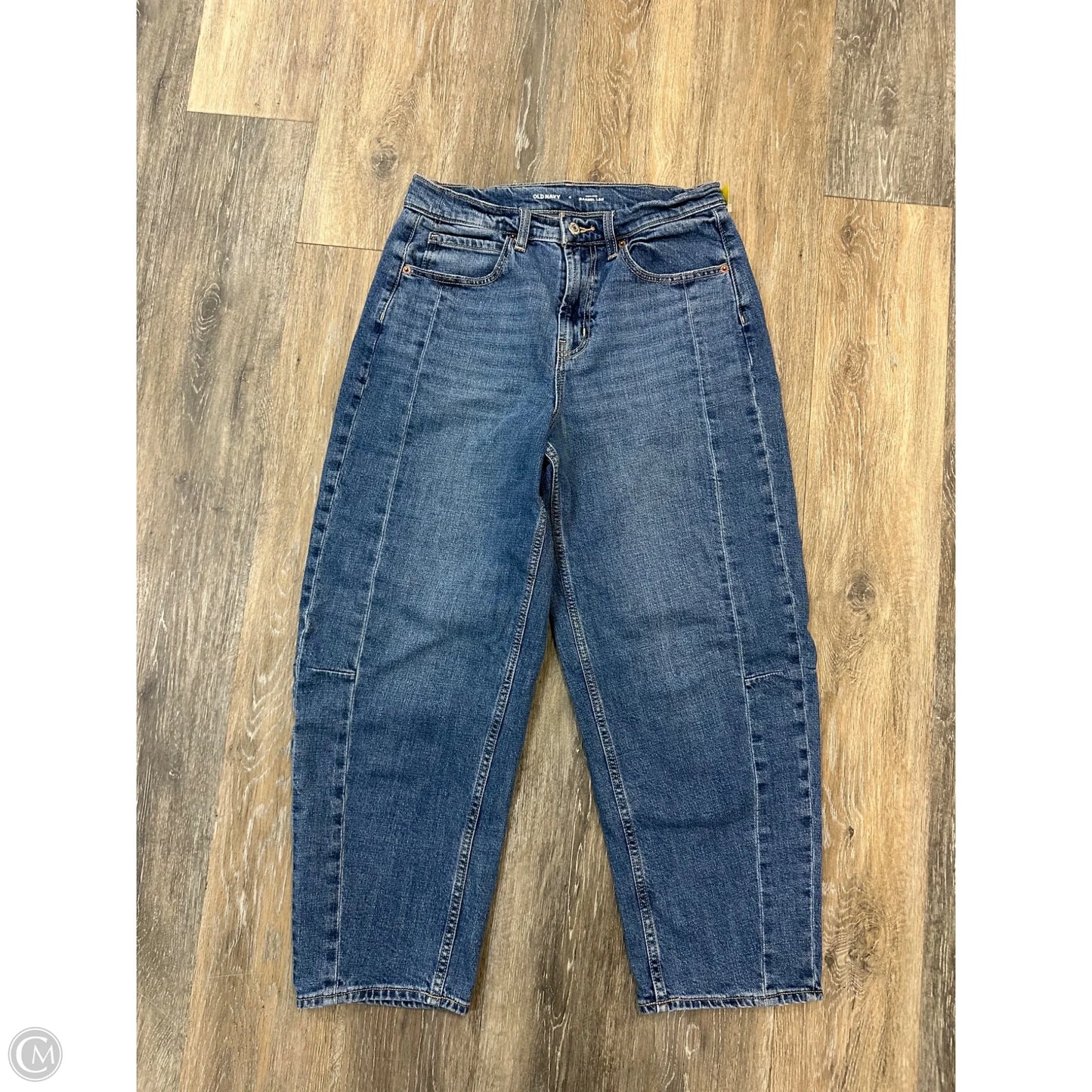 Jeans Wide Leg By Old Navy In Blue Denim, Size: 4