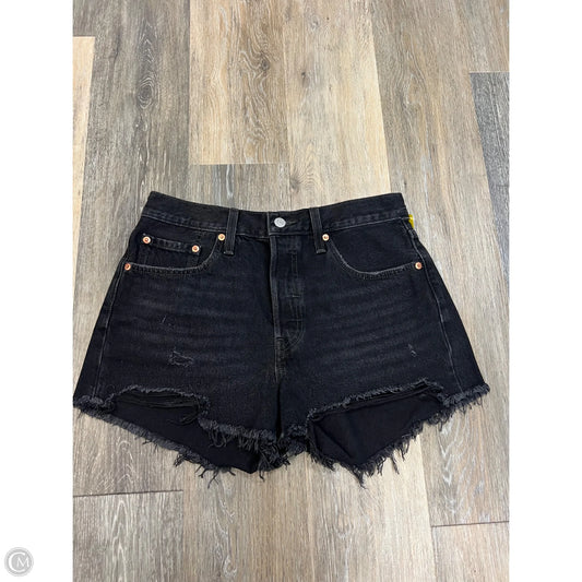 Shorts By Levis In Black Denim, Size: 6