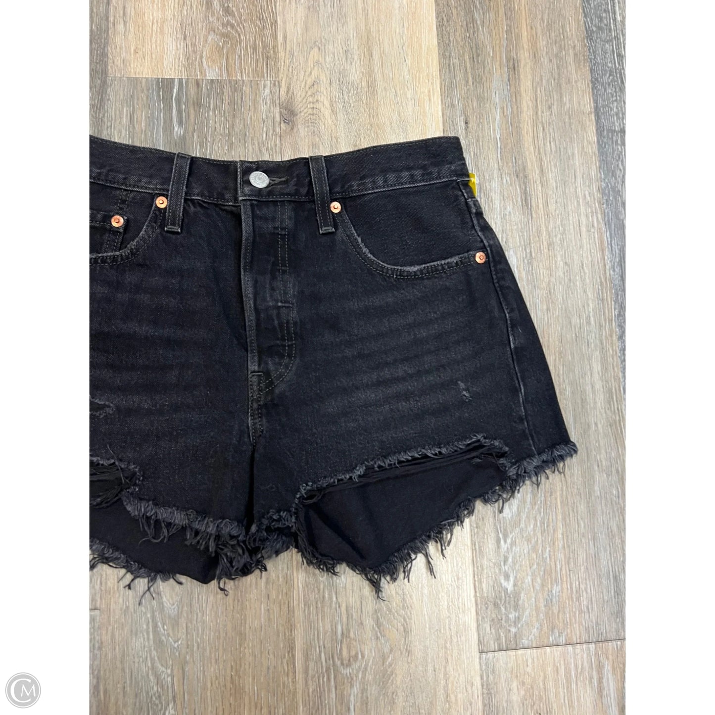Shorts By Levis In Black Denim, Size: 6