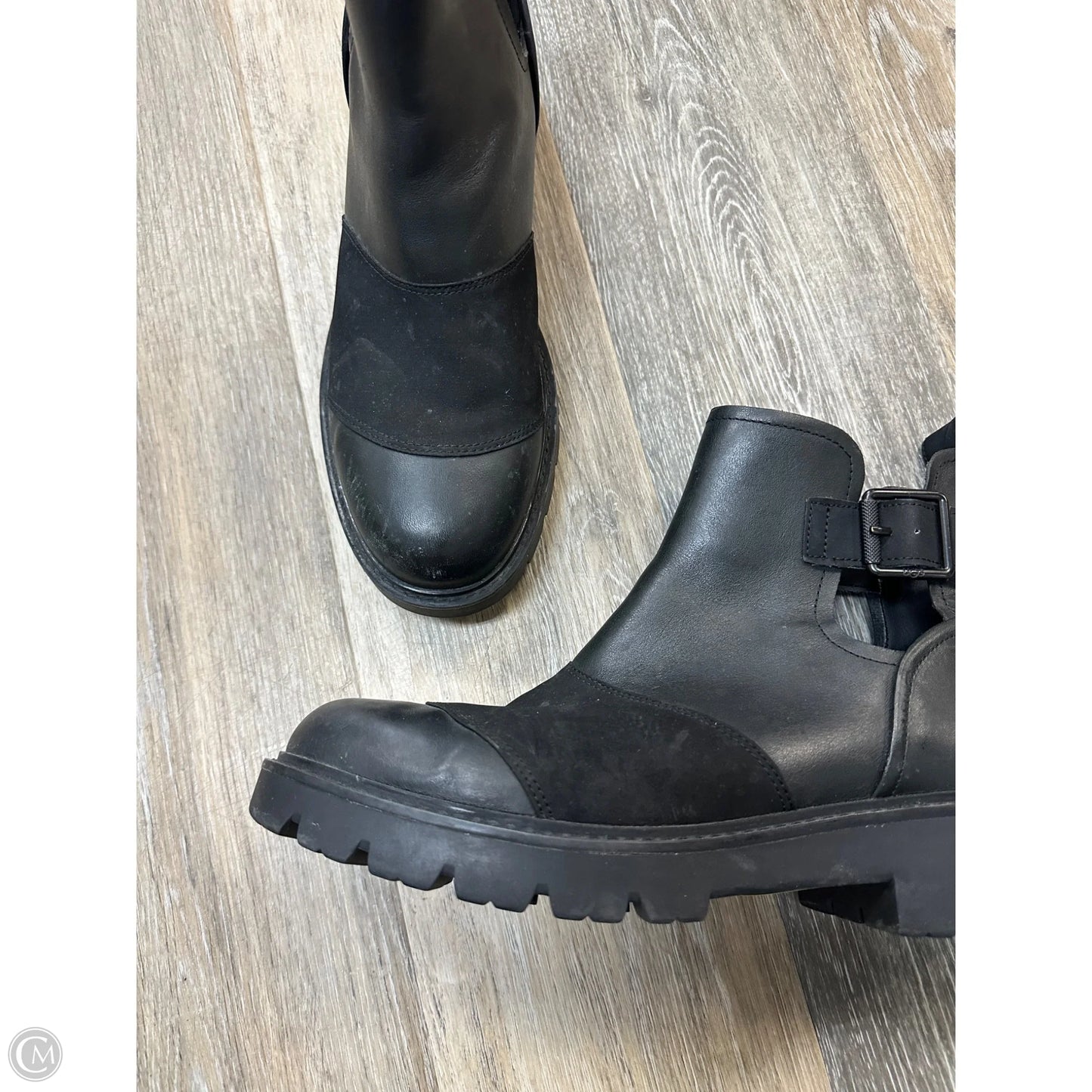 Boots Designer By Ugg In Black, Size: 12