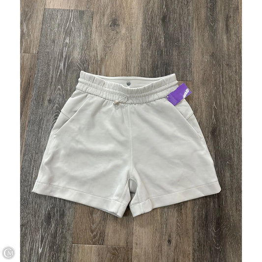 Athletic Shorts By Lululemon In White, Size: 0