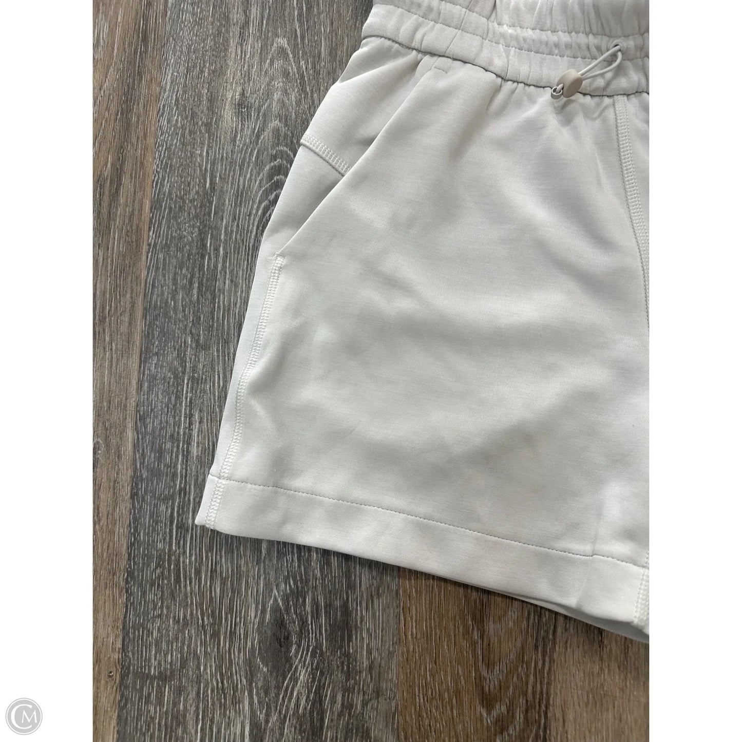 Athletic Shorts By Lululemon In White, Size: 0