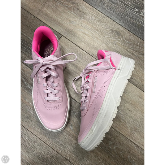 Shoes Athletic By Reebok In Pink, Size: 9