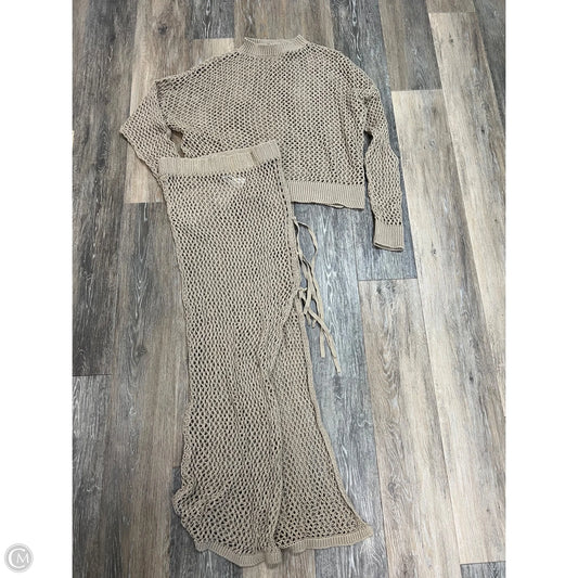 -Coverup Set 2pc By Beach Riot In Brown, Size: M