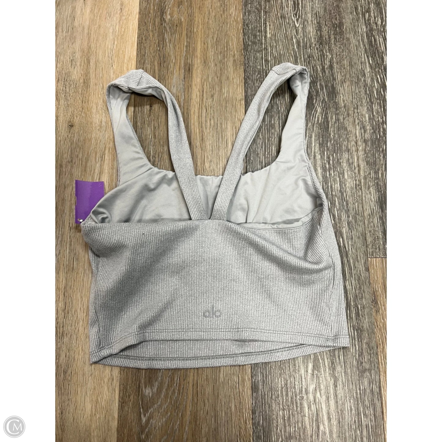 Athletic Tank Top By Alo In Grey, Size: M