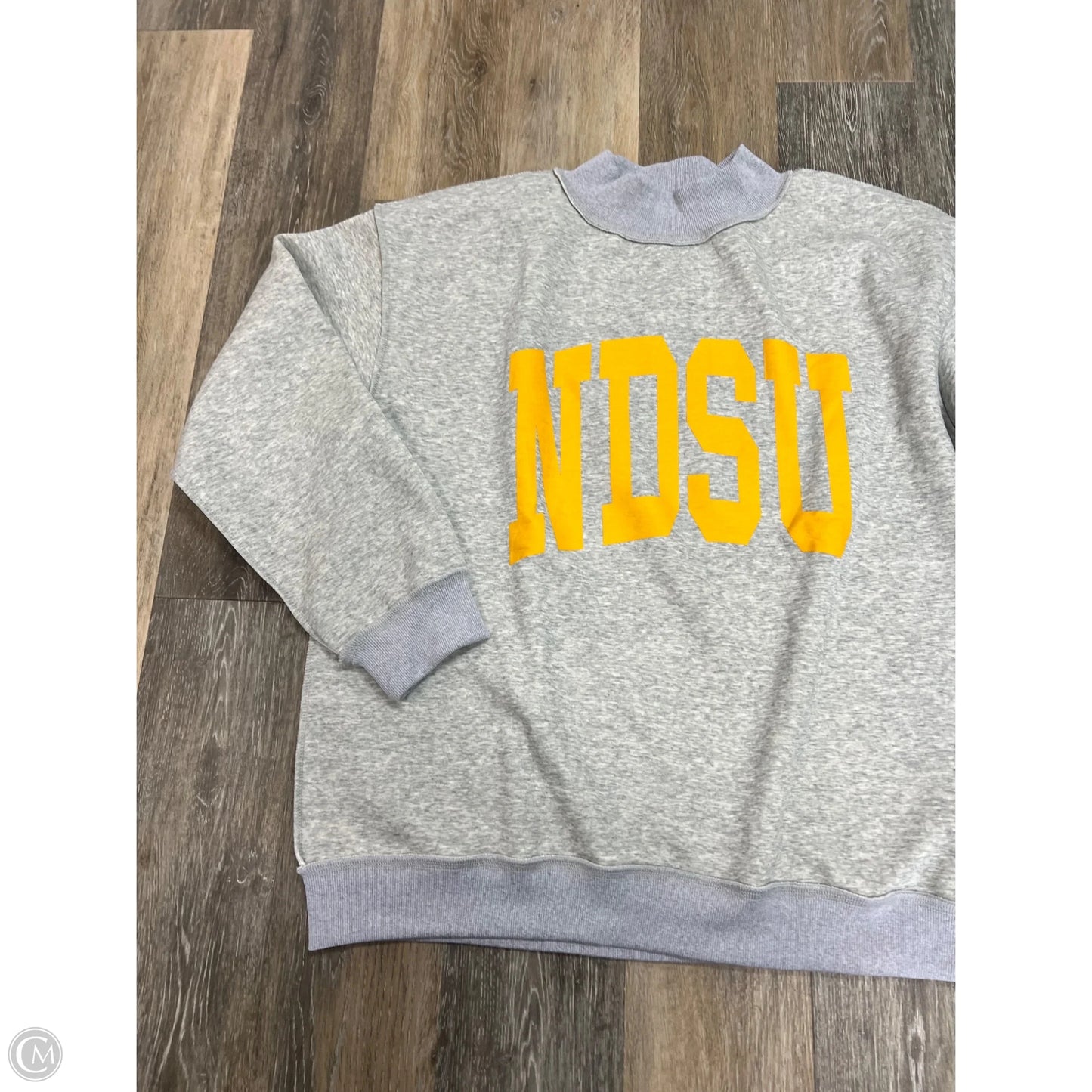 Sweatshirt Crewneck By Clothes Mentor In Grey, Size: 3x