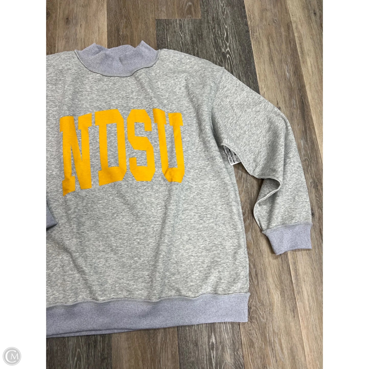 Sweatshirt Crewneck By Clothes Mentor In Grey, Size: 3x