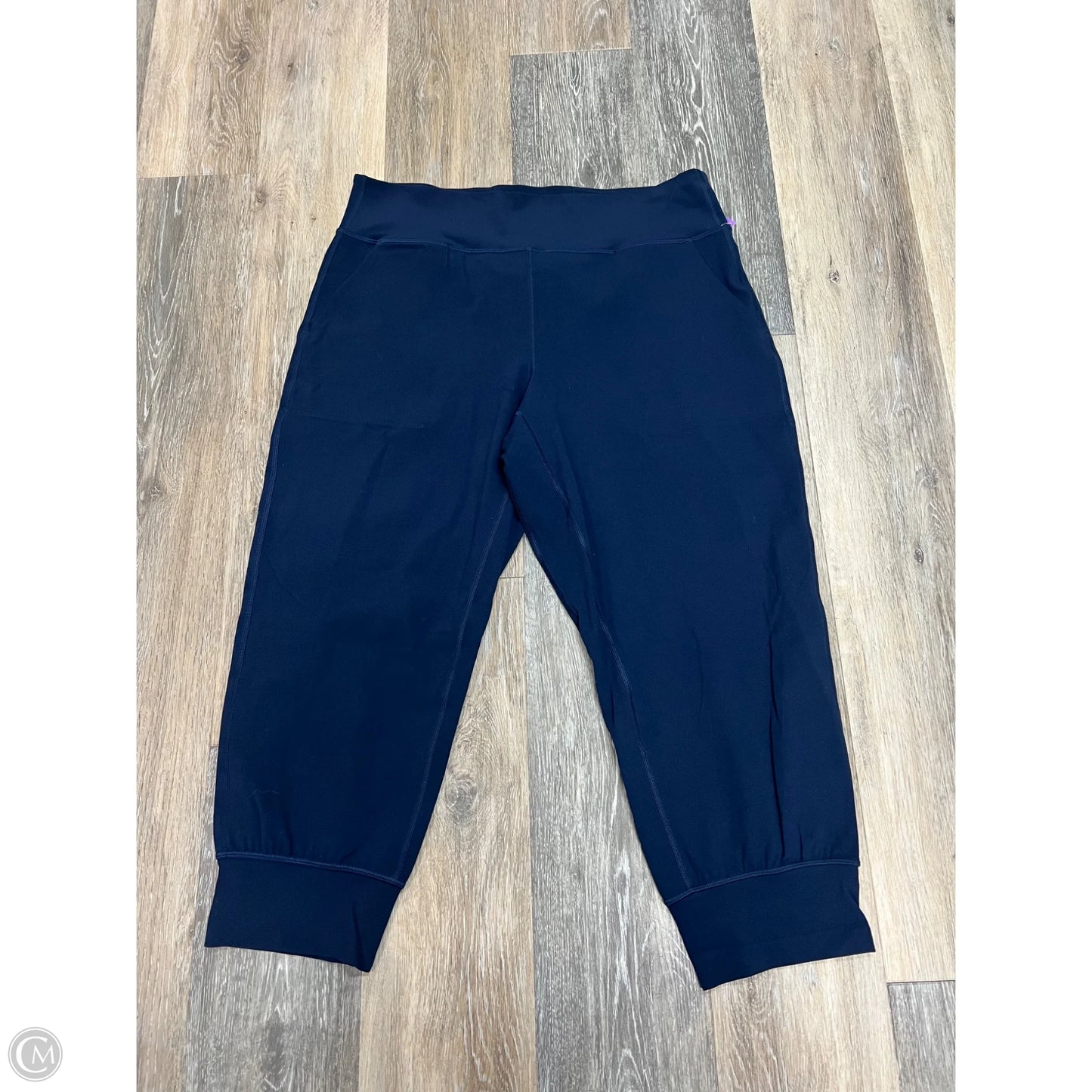 Athletic Capris By Lululemon In Navy, Size: 14