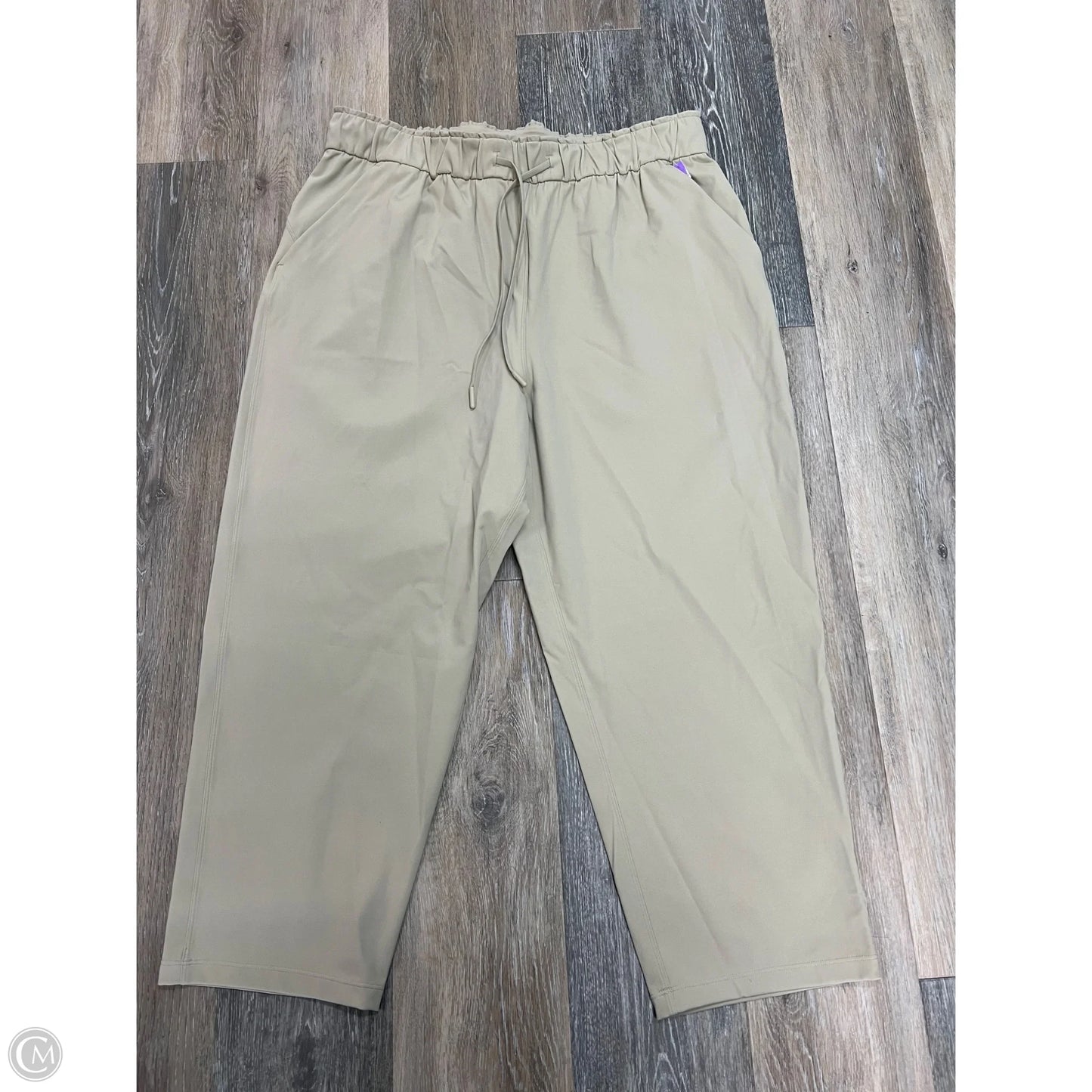 Athletic Pants By Lululemon In Tan, Size: 14