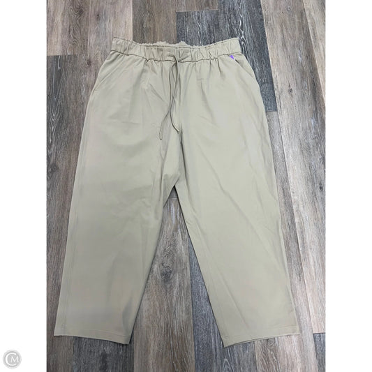 Athletic Pants By Lululemon In Tan, Size: 14