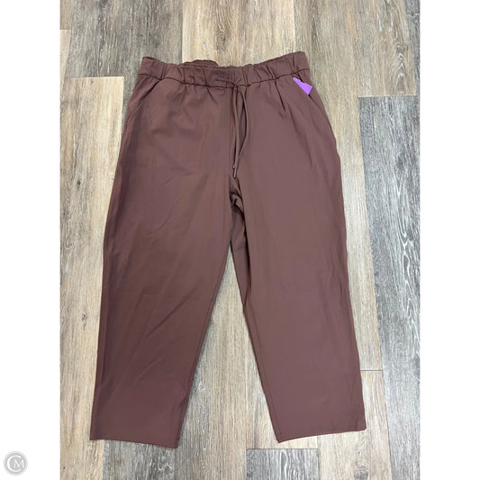 Athletic Pants By Lululemon In Mauve, Size: 14P