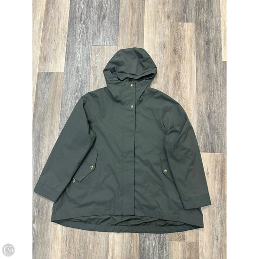Coat Raincoat By Athleta In Green, Size: 1x