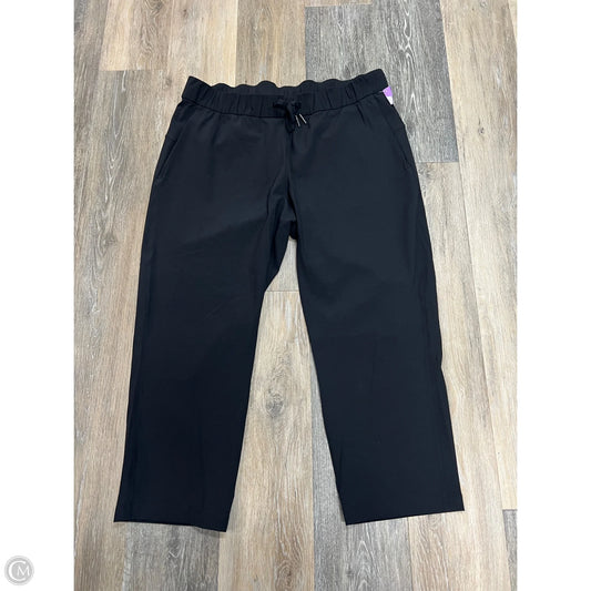 Athletic Pants By Lululemon In Black, Size: 12P