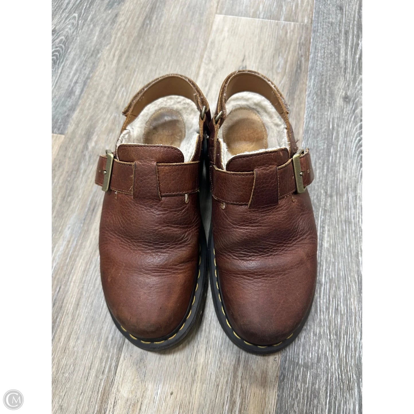 Shoes Flats By Dr Martens In Brown, Size: 7