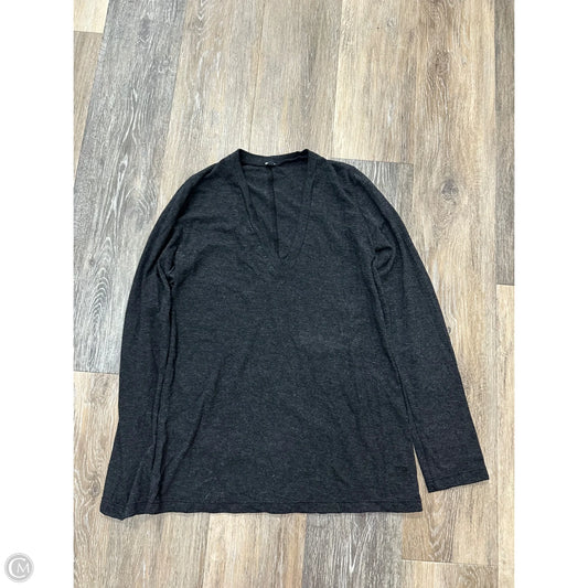 Top Long Sleeve By Monrow In Black, Size: S