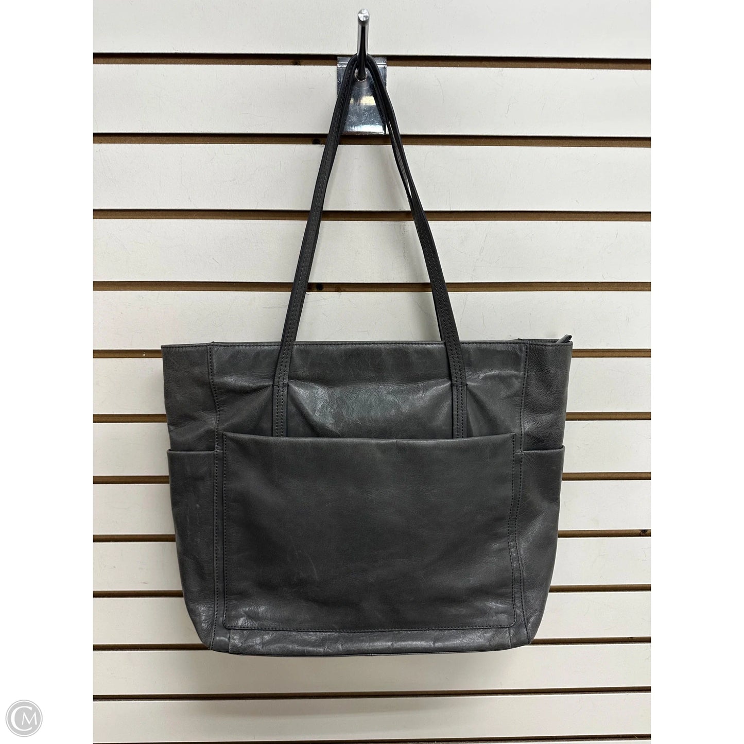 Handbag Leather By Hobo Intl, Size: Large