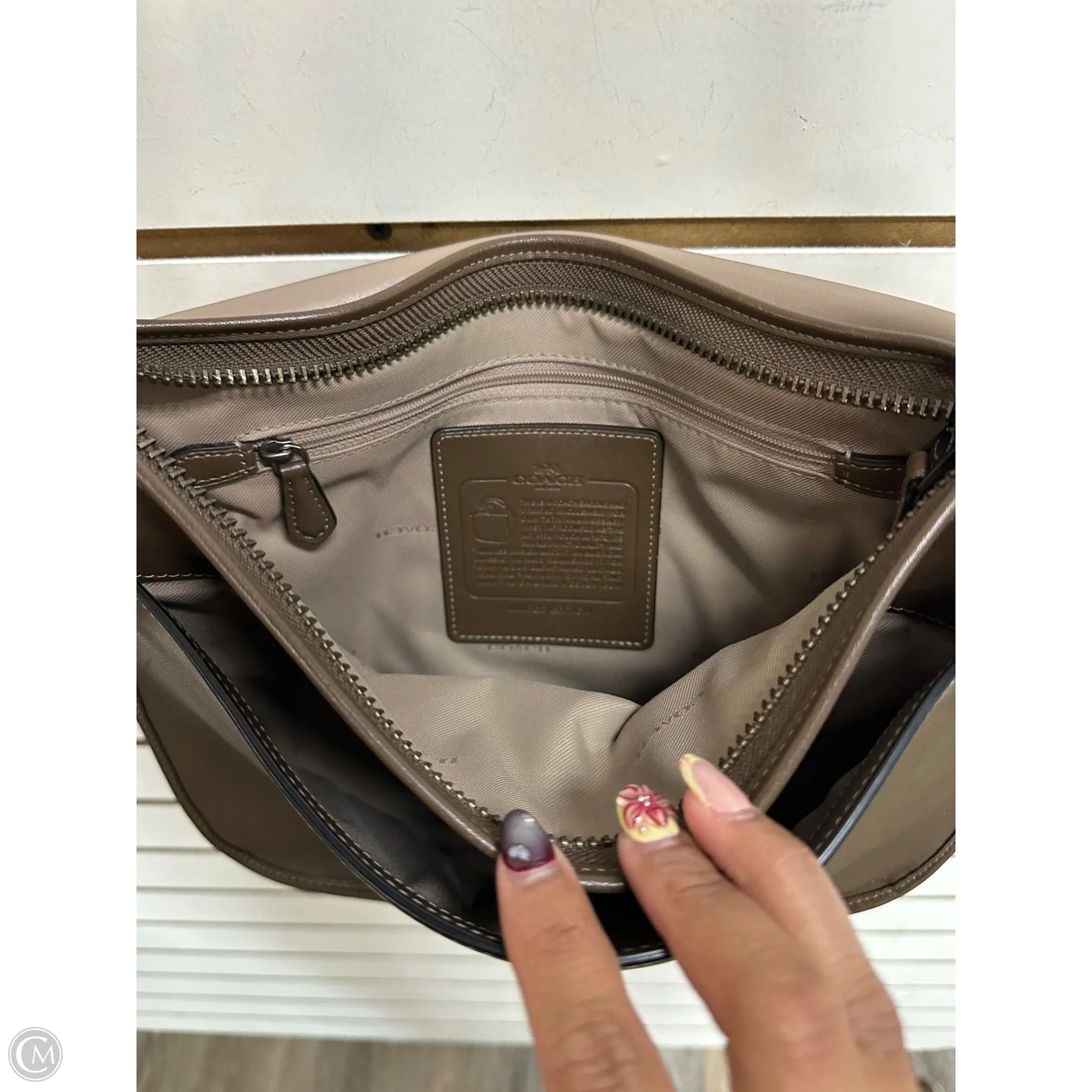 Handbag Designer By Coach, Size: Medium