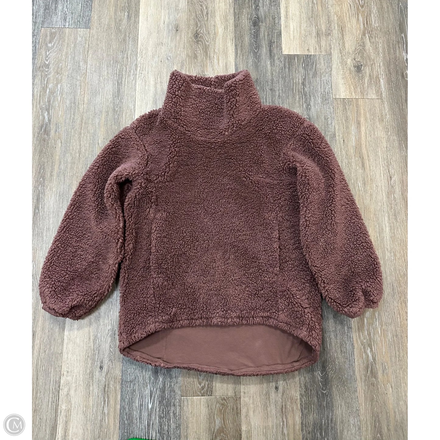 Athletic Jacket By Lululemon In Maroon, Size: 6